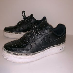 Women’s Nike Air Force 1 Black White Size 6